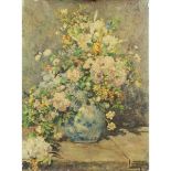 Renoir A, Nineteenth Century French, Flowers in a Vase.
