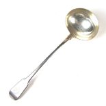 A George III silver ladle.