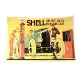 A Shell advertising poster.