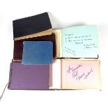 A Collection of autograph books.