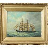 Unsigned, Nineteenth Century Two Schooners at Sea.