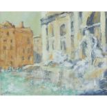 Bunt, Gary b1957 British AR The Trevi Fountain, Rome.