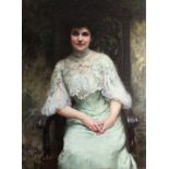 de Wentworth, Cecile 1853-1933 American Portrait of a Lady.