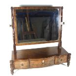 A mahogany dressing table mirror, early 19th century.