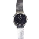 Omega Constellation stainless steel quartz watch.