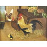 Hunt, Edgar 1876-1953 British AR Chickens in the Farmyard.