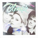 Music memorabilia: Signed Blondie 'Eat To The Beat' vinyl album.