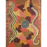 Narbarula, Lucy Contemporary Aborigine/Australian Snake Dreaming, Willowra.