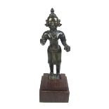 An Indian bronze of a Hindu deity, Tamil Nadu, India, probably 19th century.