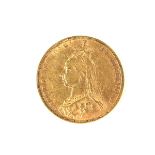 Gold sovereign. 1889 Queen Victoria.