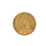 Gold sovereign. 1888 Queen Victoria.