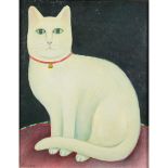 Leman, Martin b1934 British AR, White Cat Twinkle.