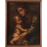 Maestro del XVII sec., “Madonna con bambino”.