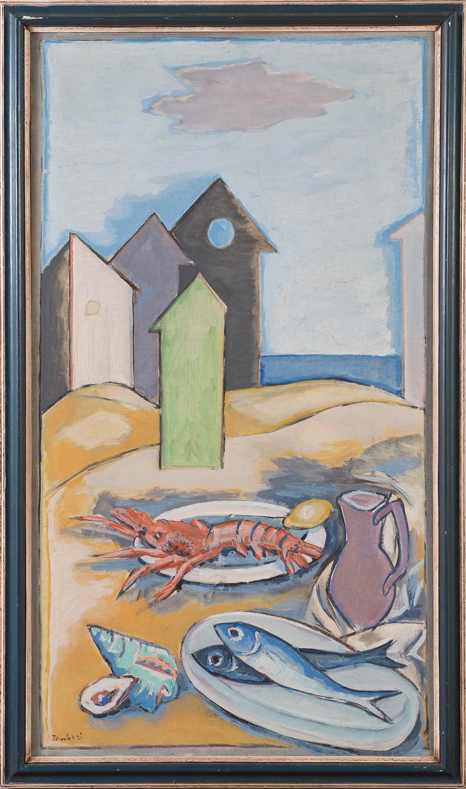 Orfeo Tamburi (Jesi 1910 – Parigi 1994), “La pesca”.