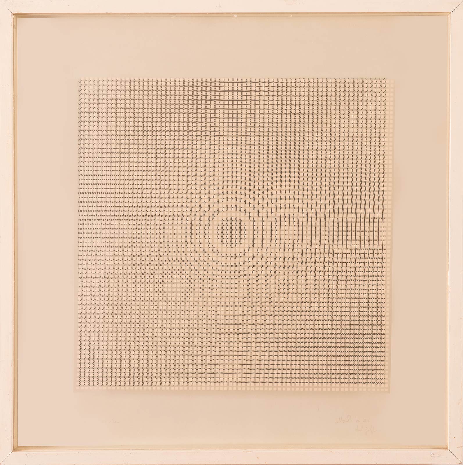 Alberto Biasi (Padova 1937), “Dinamica visiva S 6”, 1964.