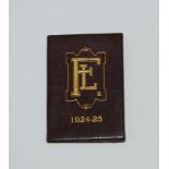 A FOOTBALL LEAGUE SEASON TICKET 1924-25 Condition Report: Available upon request