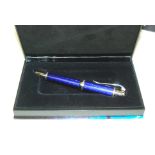 A LIMITED EDITION MONTBLANC JULES VERNE FOUNTAIN PEN in original box Condition Report: Available