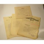 A COLLECTION OF LETTERS AND OTHER EPHEMERA RELATING TO GORDON HOARE including football books etc