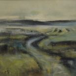 •MAY BYRNE (SCOTTISH CONTEMPORARY) WINTER LANDSCAPE Oil on canvas board, signed monogram, 28.5 x