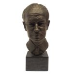 •DOREEN KERN (BRITISH B. 1931) ALISTAIR MACLEAN Bronze on a marble plinth, signed and dated (19)