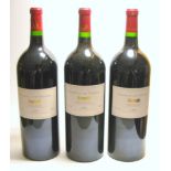 THREE MAGNUMS OF CHATEAU DE THENON, BERGERAC, 1999 12.5%, 1500ml in wooden presentation cases, a
