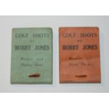 TWO BOBBY JONES GOLF FLICKER BOOKS comprising: Driver and Mashie Shots; and Brassie and Iron