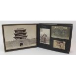 MOUKDEN PHOTOGRAPH ALBUM 1882 CONFERENCE group portraits, monuments, street scenes, street