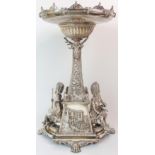 *WITHDRAWN* A VICTORIAN SILVER MILITARY CENTREPIECE - THE 1ST BATTALION GORDON HIGHLANDERS