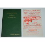 A MANCHESTER UNITED V. HIBERNIAN VIP WILLIAM McCARTNEY TESTIMONIAL MATCH PROGRAMME 22/9/48 in