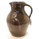 A Michael Leach Yelland pottery jug, 24cm high Condition Report: Available upon request