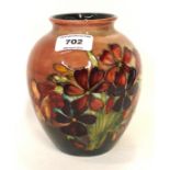 A Moorcroft flambe Spring flowers vase, 15.5cm high Condition Report: light crazing.