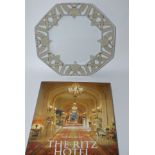 Memorabilia relating to The Savoy and the Ritz including Fitz & Floyd ceramic plate, books etc, a