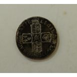 A 1707 Queen Ann half crown (E below bust) Condition Report: Available upon request