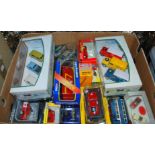 A box of Corgi and other models in original boxes Condition Report: Available upon request