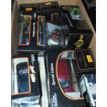 A box of various 1:18 and 1;24 models in original boxes Condition Report: Available upon request
