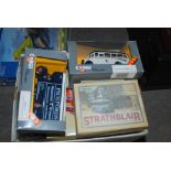 A box of Corgi Classic model in original boxes, Revell model etc Condition Report: Available upon