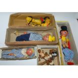 Four various Pelham puppets in original boxes and Andy Pandy puppet Condition Report: Available upon