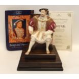 A Wedgwood limited edition of Henry VIII, no 1292/4500, with certificate Condition Report: Available