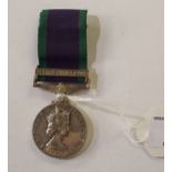 A general service medal with Northern Ireland bar to 1555320 M Connolly R.N. Condition Report: