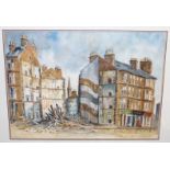 ALASTAIR ANDERSON Vernon Street, Maryhill, signed, watercolour, 40 x 56cm Condition Report: