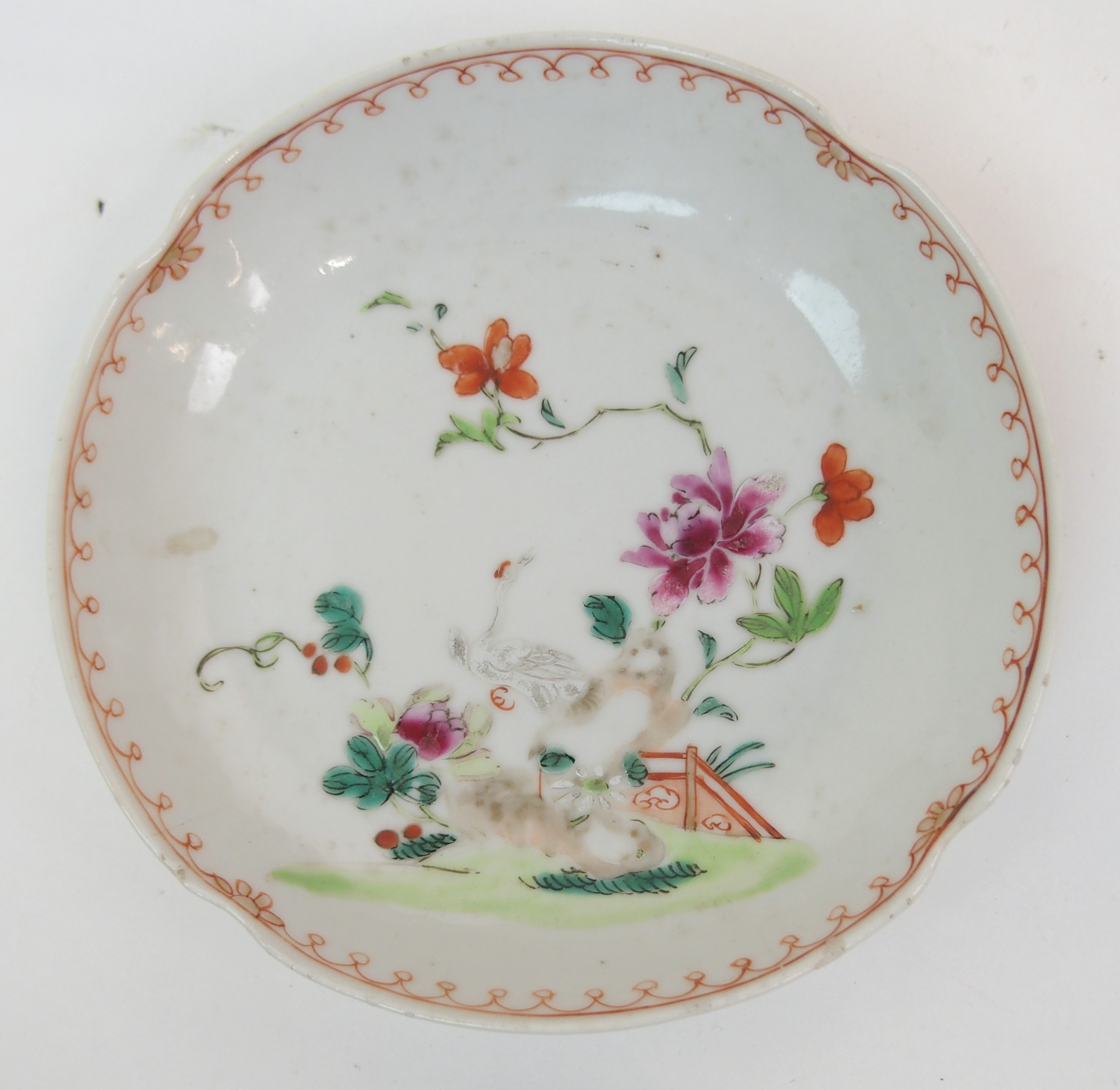 FIVE CHINESE EXPORT RICE BOWLS AND SAUCERS painted with ladies and children in garden landscapes ( - Image 2 of 27