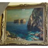 FULVIO Capri, signed, oil on board, 50 x 60cm Condition Report: Available upon request