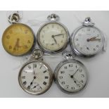 Two Smiths pocket watches and a Timex, Helvetica and Ultima pocket watch Condition Report: Not