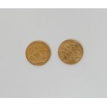 Two gold half sovereign, 1903 and 1911 Condition Report: Available upon request