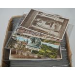 A large collection of black and white and colour postcards etc Condition Report: Available upon