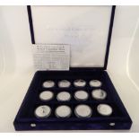Two cased sets of silver proof coins "The Official Coins of The Royal Canadian Mint" (24), 720gms