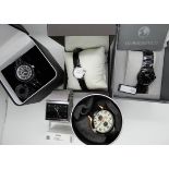 Five fashion watches to include Briel, Rotary, Rip Curl etc Condition Report: Not available for this