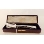 A cased set of six silver teaspoons, London 1908, 93gms Condition Report: Available upon request