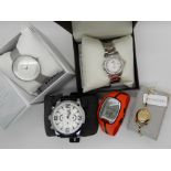 A ladies Skagen watch together with four others to include Rotary, Fontenay etc Condition Report:
