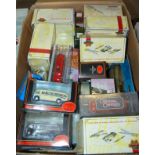 A box of various Exclusive First Edition, Matchbox and other models in original boxes Condition